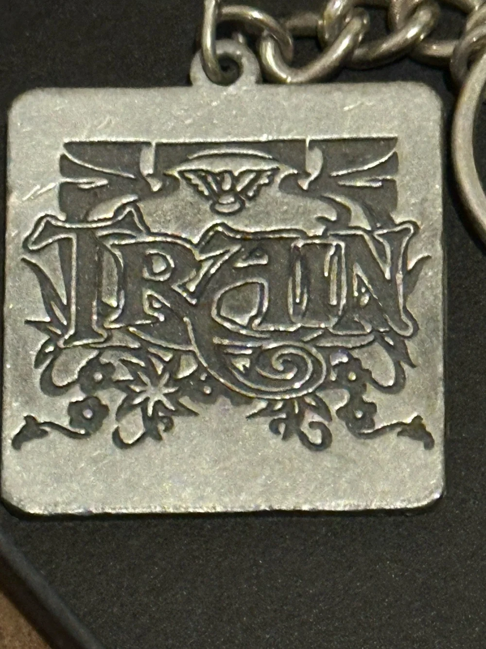 Train Vintage Engraved Key Fob/Ceiling Fan Pull
